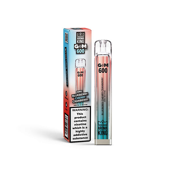 gem bar vape 20mg Aroma King GEM 600 Disposable Vape Device 600 Puffs - Aroma King