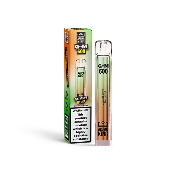 20mg Aroma King GEM 600 Disposable Vape Device 600 Puffs - Aroma King - VapeMaster 20mg Aroma King GEM 600 Disposable Vape Device 600 Puffs - Aroma King - VapeMaster